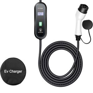 Black EV Charger